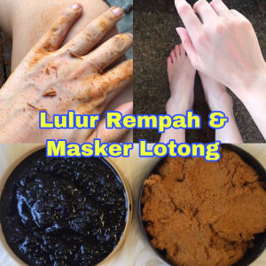 Paket 2 Lulur Rempah & Masker Lotong Asli Sumbawa Bugis 100g