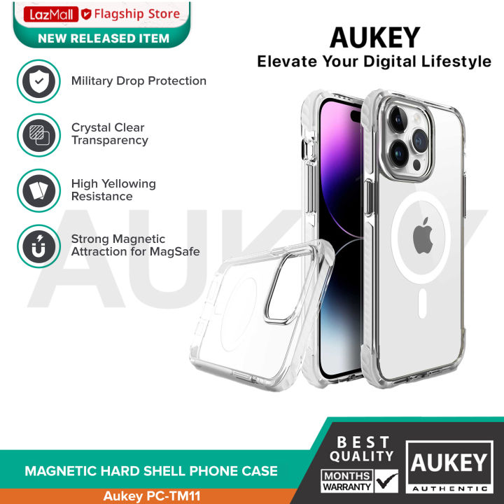 AUKEY PC TM11 Magnetic Hard Shell Phone Case 3M Military Grade