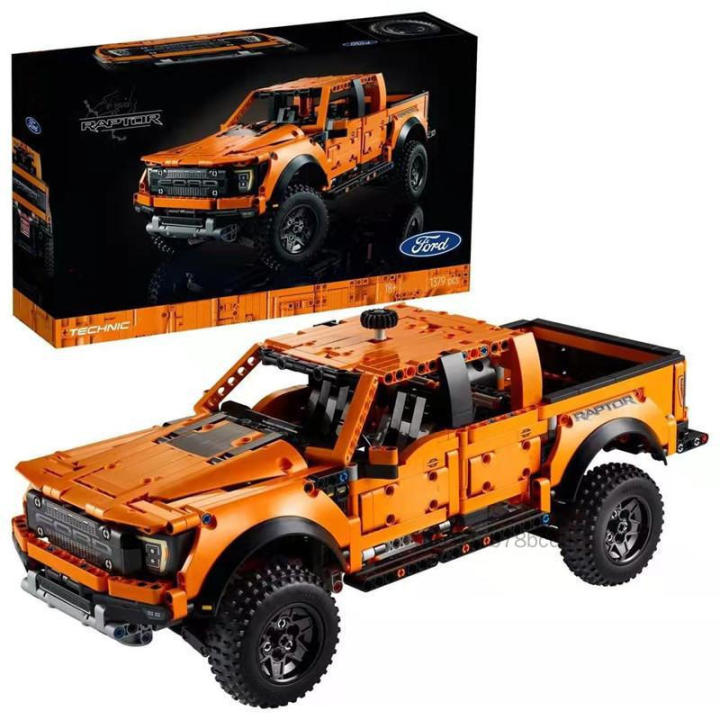 Xe bán tải Ford Raptor F-150 - Đồ chơi khối xây dựng địa hình cho bé ...