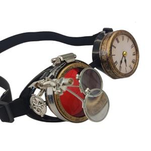 Gothic kính Kính Kiểu hơi nước với đồng hồ Halloween Kính steampunk kính trang trí cho các bên chủ đề