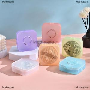 [COD] Modingdue กล่องแป้งพัฟแบบพกพาขนาดพกพา1ชิ้นกล่องใส่เครื่องสำอางพร้อมฟองน้ำแป้งสำหรับครีมรองพื้น BB