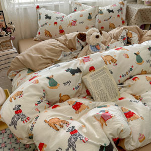 Dansunreve 1pc Duvet Cover Breathable Fresh Floral Bowknot Quilt Cover with Zipper Korea Style Comforter Cover Single/Queen/King