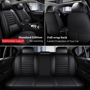 Premium Universal Leather Car Seat Cover Full Set Breathable Fit Toyota Honda Mitsubishi Nissan Suzuki Mazda Hyundai Kia Ford Isuzu Vios Wigo Innova Fortuner Hilux Montero Mirage Xpander Avanza SUV Sedan 5 Seater Interior Protector