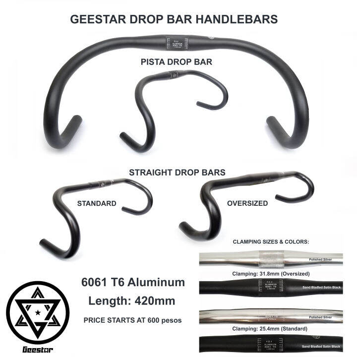 Drop bar clearance