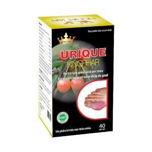 Viên Gout Urique Kingphar ( lọ 40 viên) - dùng cho người bị Gout