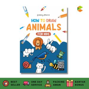 BUKU MEWARNAI : HOW TO DRAW ANIMALS