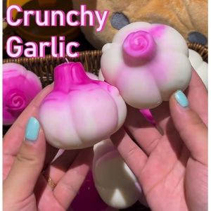 Food-Shaped Crunchy Stress Ball Shapeable Squeeze Ball Squishy Toys ASMR Anxiety Relief Portable Fidget Desk Toys for Adults