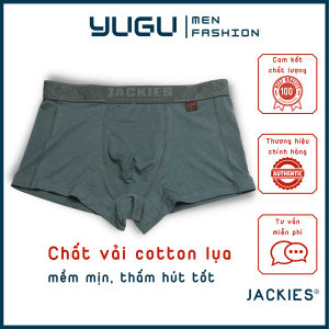 [HCM]Quần lót nam chính hãng JACKIES M03 -  Quần sịp boxer nam cotton lụa cao cấp thông thoáng mềm mịn - YUGU