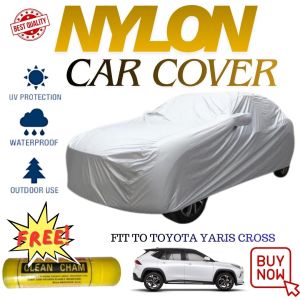 TFG TOYOTA YARIS CROSS Waterproof Nylon Car Cover Lightweight For Regular SUV Car Protection With Chamois Towel