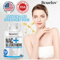 ผลิตภัณฑ์เสริมอาหาร Nac+ Glutathione มีสารสกัด N-Acetyl Cysteine ​​​​2028 มก. เสริมสุขภาพภูมิคุ้มกันและสุขภาพผิว. 
