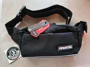 Immortal Motobag Belt Bag TO GO Black for Men & Women WITH STICKER