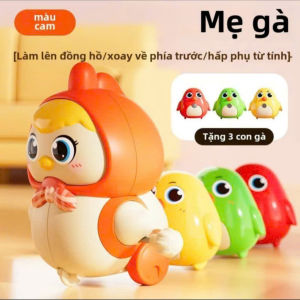 Đồ chơi vặn cót gà nối đuôi nhau siêu vui nhộn cho bé đồ chơi đàn gà từ tính nối đuôi xoay 360 độ