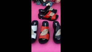 [Free Shipping] WomenS Summer Sandals Featuring A Soft Sole Non-Slip Design And Leather Upper Suitable For Middle-Aged Women With A Flat Sole Fashionable Style And Perfect For Outdoor Wear And Beach Outings