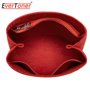 EverToner กระเป๋าผ้าสักหลาดสำหรับ Burberryกระเป๋าทรงถังกระเป๋าใส่ของแบบพกพามีซิป