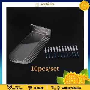 10PCS/SET Acrylic Shoes Display Stand Transparent Wall Mounted Floating Shoes Shelve