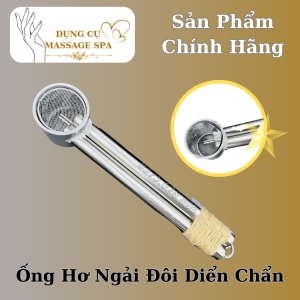 Ống Hơ Ngải Cứu Tự Hơ Đôi Có Lưới Cách Tàn - Dụng Cụ Diện Chẩn