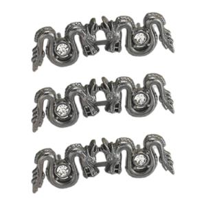 3Set Chinese Dragon Waist Buckle Cincher Clip Waist Brooch Hook for Jeans Pants Plated Waist Tightener Clip Waist Decors