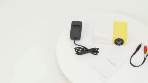 YG-300 Mini Portable Projector wireless projector 600 Lumens HD 1080P Led Home Projector Can focus