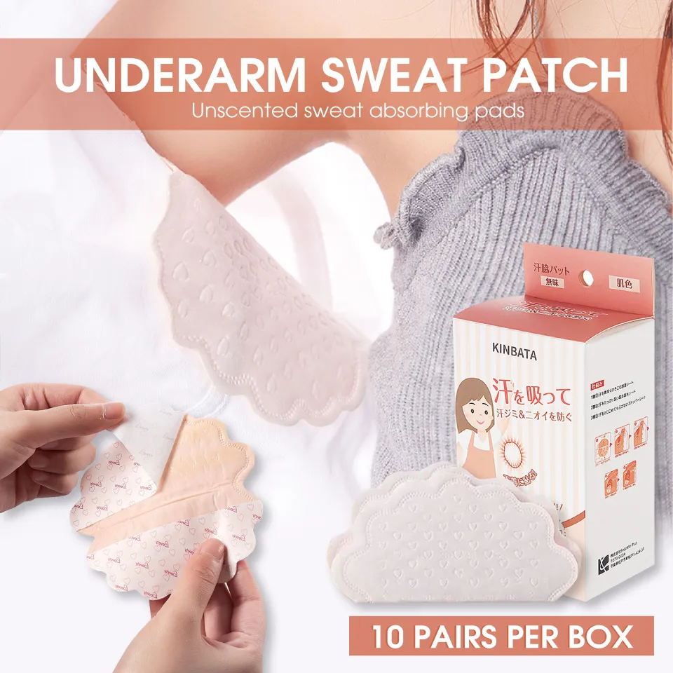 10 Disposable Sweat Pads Patches Antiperspirant Underarm Guard Armpit Sheet