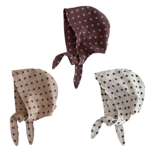 Trẻ sơ sinh headwrap họa tiết chấm bi Mũ trẻ em trẻ sơ sinh Turban mũ mềm mũ nón cho bé hoàn hảo cho cậu bé & Cô Gái tuổi từ 0 đến 3 năm