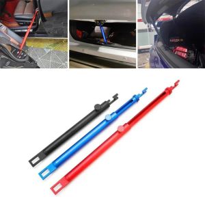 PARKOUR พับเก็บได้ ก้านรองรับการขัดรถ อลูมิเนียมอลูมินัม การแก้ไขแก้ไข ที่จับอลูมิเนียมยืดหดได้ แท่งสนับสนุนมืออาชีพ การสนับสนุนที่แข็งแกร่ง ก้านยึดประตูรถพับเก็บได้ เครื่องมือซ่อมแซมเครื่องมือ