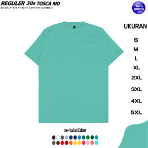 Baju Kaos Polos Dewasa Cotton 30s | Tshirt Kaos Polos Lengan Pendek Pria Wanita