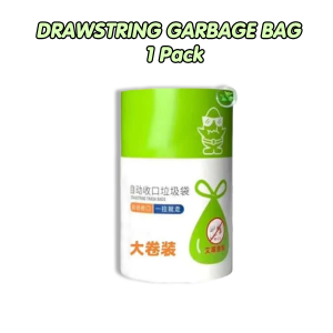 100Pcs/Roll Portable Drawstring Garbage Bag Mugwort Mosquito Repellent Thickened Tear-Free Trash Bags BUY 1 TAKE 1 Automatic Closing Kitchen Garbage Bag (  Bedroom Bathroom Automatic Closing Garbage Bag ) - Drawstring Bag Kitchen  Deodorizing Thickened