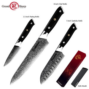 67 Layers Damascus Steel Chef Knife VG10 Japanese Damascus Steel Japanese Kiritsuke Boning Paring Kitchen Knives Butcher Cooking Tools Gift Box 🎉เตรียมจัดส่ง⚡️มีดเชฟดามัสกัสเหล็กญี่ปุ่น มีดครัวญี่ปุ่นดามัสกัสเหล็กกล่องเครื่องมือทำอาหาร