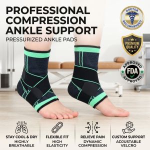 Arch Support Sleeve Foot Stabilizer Ankle Brace Ankle Protection Sleeve  Plantar Fasciitis Compression Bandage Sleeve Heel Support
