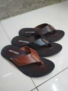 TOKO SUSAN New Sandal Jepit kulit Pria/sandal jepit rajut kulit pria