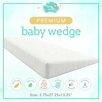 Tiny Winks Baby Premium Foam Wedge for Crib or Playpen