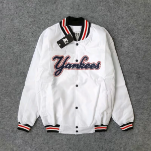 Jaket Baseball Varsity Pria Wanita Bordir Premium Yankees American League - Akar Official Shop
