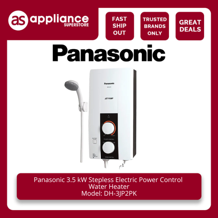 Panasonic 3.5 kW Stepless Electric Power Control Water Heater DH3JP2PK