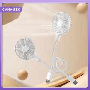 【CANAMEK】 Summer Outdoors And Travel USB Rechargeable Handheld Fan Silent Cooling Power Bank Wireless Mini Play Plug Fans