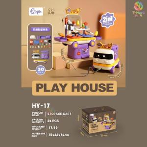 [SG Seller]Multifunctional Kitchen Toy  Makeup Set with Storage  Educational Interactive Toys for Children