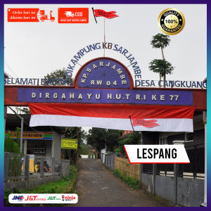 BENDERA MERAH PUTIH LESPANG KECIL 20PCS (1 KODI)