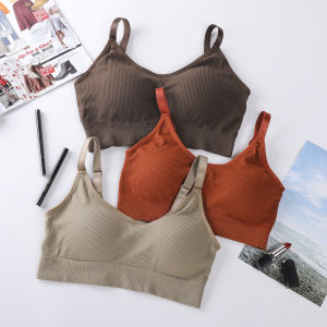 สปอร์ตบราทันสมัย มี3สี สปอร์ตบราสายเดี่ยว ผ้าร่อง ราคาถูกและคุ้มค่าอย่างแน่นอน ผ้าเกรดดี นุ่มๆ ยืดๆ