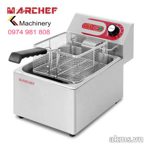 Bếp chiên nhúng điện đơn EF-8L dung tích chiên 8L/12L công suất 3.25kW cảm biến nhiệt độc lập Micro Switch