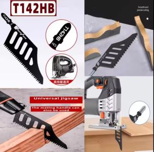 T142HB Universal Jigsaw Blade - Smooth Hand Precision Cutting - Fits Various Jigsaws - Compatible with Mating Handle - Ideal for Woodworking Projects