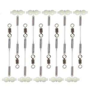 10pcs Gourd Swivels Connector Glow Gourd Balance Bracket Fishing Tackle Portable Gourd Balance Bracket Fishing Supply