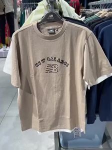 Original NEW BALANCES Heart Centered Life Collaboration Short Sleeve Summer Casual Round Neck Pure Cotton T-Shirt For Men And Women 5ED26141