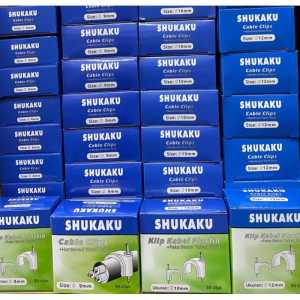 Klem Kabel Beton/ Cable Clip Beton/ Paku Klem Kabel 18mm SHUKAKU