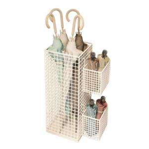 Metal Umbrellas Storage Box Vertical Holder For Home Or Office Large Capacity Construction AntiTipping