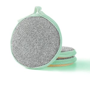 Combo 3 Miếng rửa chén bọt biển rửa chén hình hoạt họa đáng yêu  rửa bát cute Miếng rửa chén dĩa 2 mặt hình tròn BEAU4