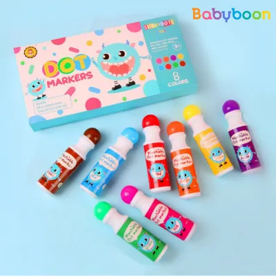 SUPERDOTS Monster Big Dot Markers dauber Kid-safe Non-Toxic (8 Colors - 60ml)