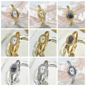 XENMART ตกแต่งเพชร นาฬิกาข้อมือ ตัวเลขโรมัน ตัวล็อคเครื่องประดับ นาฬิกาเพชร ง่ายๆ ฟลีซ นาฬิกาข้อมือควอตซ์ ผู้หญิง