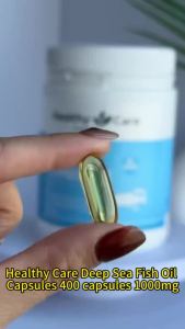 Ready Stock Healthy Care Odourless 3 Fish Oil 1000mg Australia Original Import Natural EPA DHA Nutritional Supplement Help Supply Body Nutrient & Maintain Cardiovascular Related Daily Wellness For s