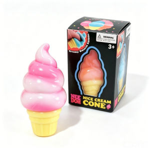 【COD】Ice Cream Popsicle NeeDoh Squeeze Toy Cute Gradient Ice Cream Squishy Toy Anti-Anxiety Toy