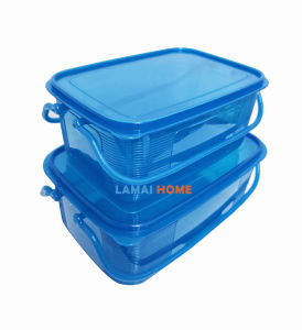 SET 2 ชิ้น กล่องหูหิ้ว หูล็อค กล่องอเนกประสงค์ กล่องใส่ของเตรียมคลอด กล่องเก็บของ พร้อมฝาปิด