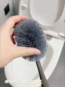 Toilet Brush 3in1 Berus Tandas Toilet Bowl Brush with Holder Long Handle Small Crevice Brush Bathroom Cleaning Tool